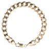 9ct Yellow Gold Curb Bracelet 8"