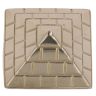 9ct Yellow Gold Patterned Pyramid Ring