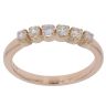 18ct Yellow Gold 0.25ct Brilliant Cut Diamond Half Eternity Ring