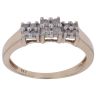 9ct Yellow Gold 0.20ct Brilliant Cut Diamond Cluster Ring