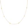 22ct Yellow Gold Beaded Fancy Chain 16"