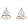 18ct Yellow Gold 0.60ct Pear Cut Diamond Earrings