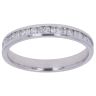 14ct White Gold 0.30ct Brilliant And Baguette Cut Diamond Fancy Ring