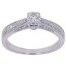 18ct White Gold 0.53ct Brilliant Cut Diamond Solitaire Ring