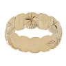 18ct Yellow Gold Diamond Cut 5mm Wedding Band