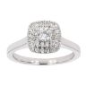 9ct White Gold 0.50ct Diamond Cluster Ring