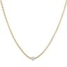 FOPE 18ct Yellow Gold 0.19ct Diamond Eka Necklace 18"
