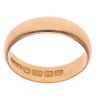 22ct Yellow Gold Plain Wedding Band 4.9mm