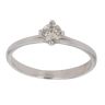 9ct White Gold 0.25ct Brilliant Cut Diamond Solitaire Ring
