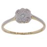 18ct Yellow Gold 0.05ct Brilliant Cut Diamond Cluster Ring
