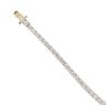 9ct Yellow Gold Cubic Zirconia Tennis Bracelet 7.5"