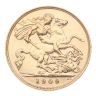 1909 Edward VII Large Head UK Half Sovereign Coin