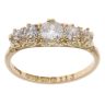 18ct Yellow Gold 1.00ct Brilliant Cut Diamond Five Stone Eternity Ring