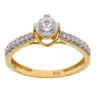 22ct Yellow Gold Cubic Zirconia Single Stone Ring