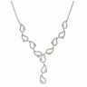 18ct White Gold 1.50ct Brilliant Cut Diamond Fancy Collarette 16"