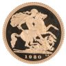 1980 Elizabeth II Decimal Portrait UK Half Sovereign Coin