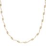 9ct Yellow Gold Floral Wave Collarette 18"