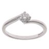 18ct White Gold 0.35ct Brilliant Cut Diamond Solitaire Ring