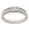 9ct White Gold Cubic Zirconia Ring