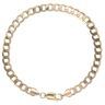 9ct Yellow Gold Curb Bracelet 8"