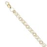 9ct Yellow Gold Celtic Fancy Bracelet 7.5"