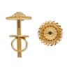 22ct Yellow Gold Granulation Stud Earrings