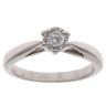 9ct White Gold 0.15ct Diamond Solitaire Ring