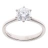 Platinum 1.25ct Brilliant Cut Lab Grown Diamond Solitaire Ring