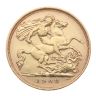 1908 Edward VII Large Head Australia Half Sovereign Coin