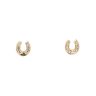 9ct Yellow Gold Horseshoe Stud Earrings