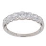 9ct White Gold Cubic Zirconia Fancy Ring