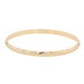 14ct Yellow Gold Patterned Crosses Bangle