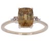 9ct Yellow Gold Cubic Zirconia Ring