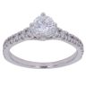 Platinum 0.77ct Brilliant Cut Diamond Solitaire Ring