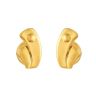 22ct Yellow Gold Fancy Plain Studs Earring