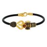 22ct Yellow Gold OM Kada With Rubber