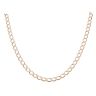 9ct Yellow Gold Curb Chain 20"