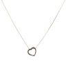 9ct Yellow Gold 0.01ct Diamond Heart Pendant and Chain 18"