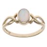 9ct Yellow Gold Opal Single Stone Ring