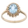 9ct Yellow Gold Topaz Single Stone Ring