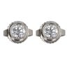 Tiffany & Co Platinum 0.33ct Brilliant Cut Elsa Peretti Diamond Solitaire Stud Earrings
