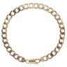 9ct Yellow Gold Curb Bracelet 8"