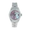 Rolex Custom Oyster Perpetual Date Pre Owned Watch Ref 69190