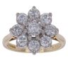 18ct Yellow Gold 1.50ct Brilliant Cut Diamond Cluster Ring