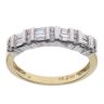 18ct Yellow and White Gold 0.50ct Brilliant Cut Diamond Fancy Ring