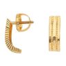 22ct Yellow Gold J Dot Stud Earrings