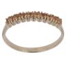 9ct Yellow Gold Citrine Half Eternity Ring
