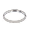 18ct White Gold Plain Wedding Band 2.7mm