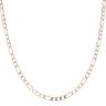 9ct Rose Gold Figaro Chain 18"