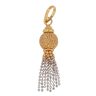 22ct Yellow and White Gold Tassel Pendant